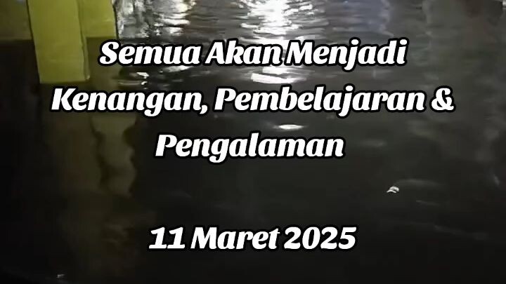 Pengalaman Banjir Besama Suamiku