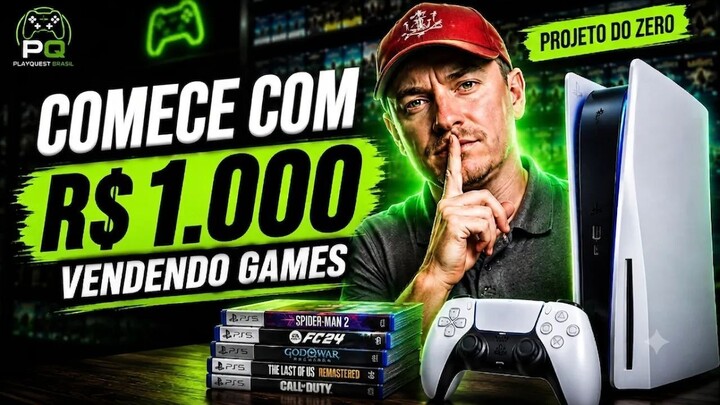 Como montar uma loja de videogames com R$ 1.000