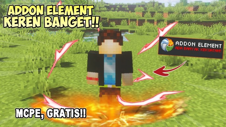 ADDON Element Keren Banget di MCPE!! - Tutorial Addon MCPE