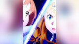 I like how these two fighting over for kirito like first come first serve😂 swordartonline sao anime asuna alice weeb fypシ fyp fy mizusq