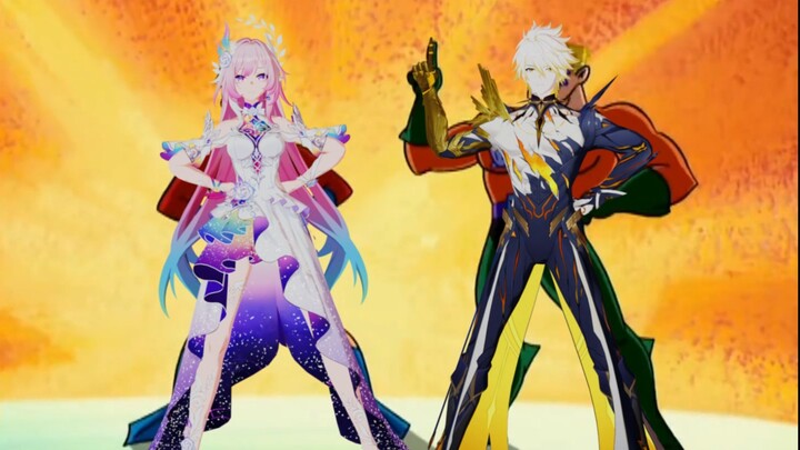 Rare footage of Xilin and Bai E seemingly gaining the power of the Star Gods