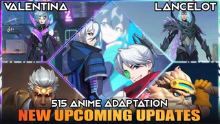 515 ANIME ADAPTATION - FREE TRANSFORMERS SKIN - LANCELOT & VALENTINA SKIN | MLBB #WhatsNEXT Ep.170