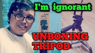 #FirstTime  #Ignorant #unboxingtripod ignurante Sa tripod