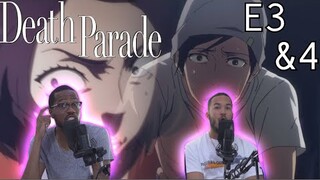 PLASTIC SURGERY & DOMESTIC ABUSE | DEATH PARADE EPISODE 3 & 4 REACTION