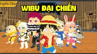 WIBU CHÚA TRONG MINI WORLD | KHI CÁC NHÂN VẬT ANIME VÀ GAME ĐẠI CHIẾN