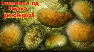 ep350.Dive2 bumuhos ng biyaya jackpot sa balatan night spearfishing Philippines.