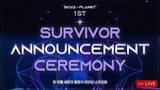 [EN] Boy's Planet 1st Survivor Announcement Ceremony