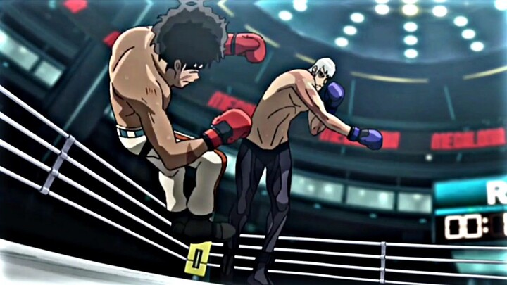 Sekali pukul gatuh😎👆🏻     #Megalo Box