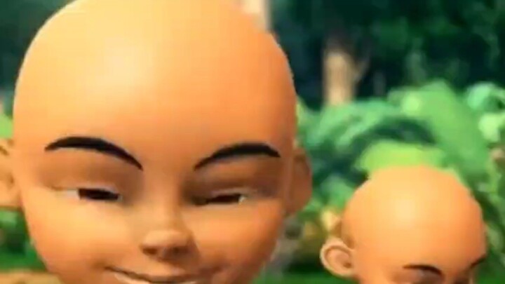 upin ipin bermain dengan ehsan