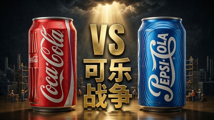 可口可乐 vs 百事可乐：百亿商业战争内幕！| GUERRA DAS COLAS: Coca-Cola vs Pepsi (VETOR X)