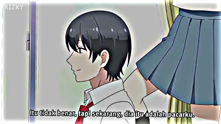 jomblo happy , berpacaran dengan cewek yg di game   anime  akkun to kanojo