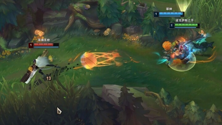 Two brothers play basketball!