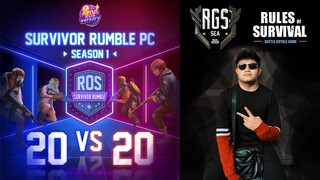 SCORE ROYALE NEW MODE ( RULES OF SURVIVAL ) [ 20 VS 20 ] FT ZORONINJA