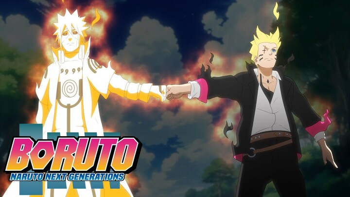 Boruto Meets Minato and Gets Kurama Chakra Mode - Boruto (2023)