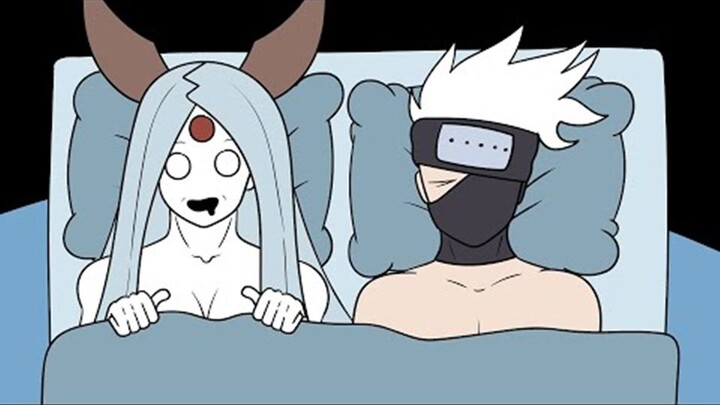 Kaguya vs Naruto and Sasuke (but it's actually Kakashi)