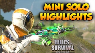 Mini Solo Kills Highlights! Rules of Survival Gameplay