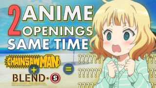 ANIME OPENINGS QUIZ: 2 SONGS AT ONCE Challenge!  【Easy/Medium/Hard】