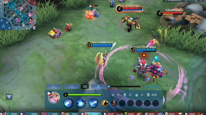 Layla kills Jawhead in early game