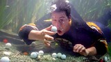 Adam Sandler takes a dive in a golf course | Happy Gilmore | CLIP