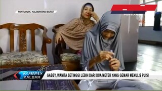 Wanita Setinggi Dua Meter Gemar Menulis Puisi