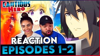 NEW ANIME ON THE CHANNEL - Cautious Hero Episode 1-2 Reaction