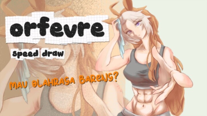 speed draw fanart | orfevre [umamusume]