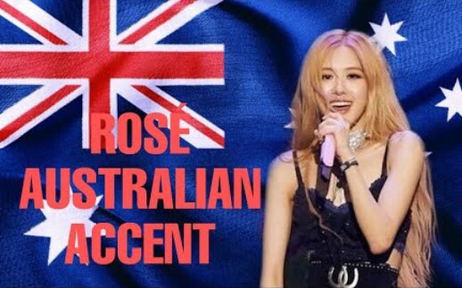 Rose speaks English with a strong Australian accent! What do you think? Blackpink's Park Chaeyoung's