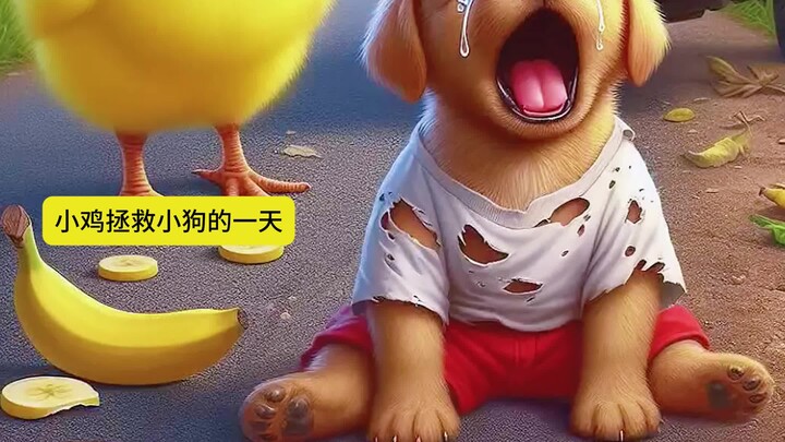 小鸡拯救小狗的一天