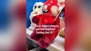 Mei-Mei got drip drip 🥴🤠 turningred meilinlee pixar disney buildabear TheAdamProject fypシ redpanda stuffies
