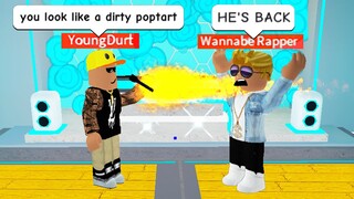 RAP BATTLING as a ROBLOX RAP GOD!