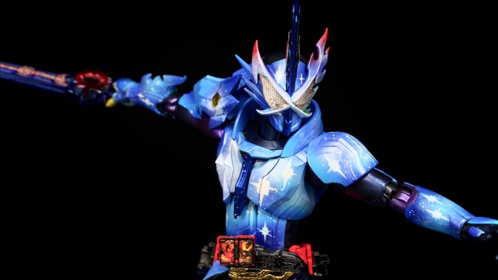 Connect the stars and create the future. Ten sacred swords shf repainted and transformed Kamen Rider