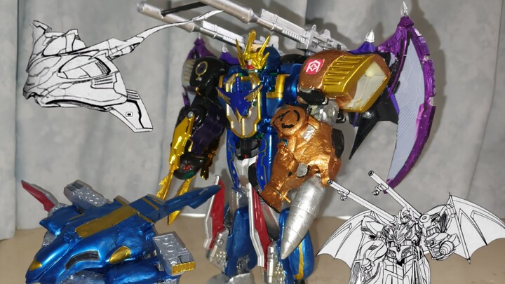 [Toy Sharing] The Beasts Team modified the Barking Manta, this thing is too difficult to make