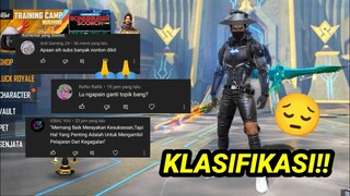 KLARIFIKASI YANG KALIAN TUNGGU☺️💔 || FREE FIRE BATTLEGROUNDS