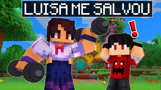 FUI SALVO PELA LUISA DE ENCANTO no MINECRAFT ‹‹ P3DRU ››