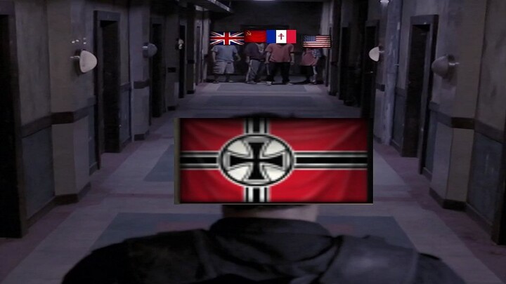 When the Allied powers drove Germany into a corner