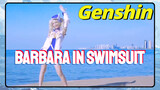 Barbara in swimsuit