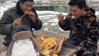 凛冬已至，给兄弟伙些整个番茄炖排骨。