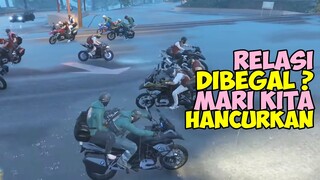 PERANG KONDISI HUJAN DERAS ? - Cerita Dudung GTA V #84