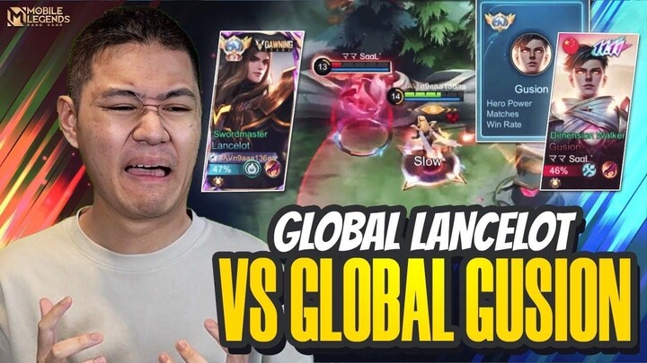 LANCELOT JEJE LAWAN GLOBAL GUSION DI RANKED! MMR SIAPA YANG TURUN - Mobile Legen