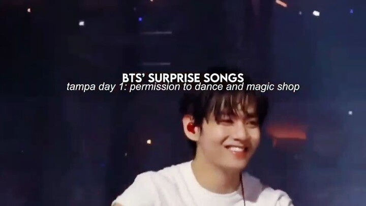 🇯🇵🇰🇷🇺🇸 [BTS' SUPRISE SONGS] ᴀʀɪʀᴀɴɢ: ʙᴛꜱ ᴡᴏʀʟᴅ ᴛᴏᴜʀ ᴄᴏɴᴄᴇʀᴛ