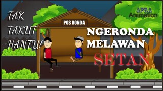 Tak takut hantu! NGERONDA MELAWAN SETAN  |Kartun Hantu|Horor|Animasi|Kartun Indonesia