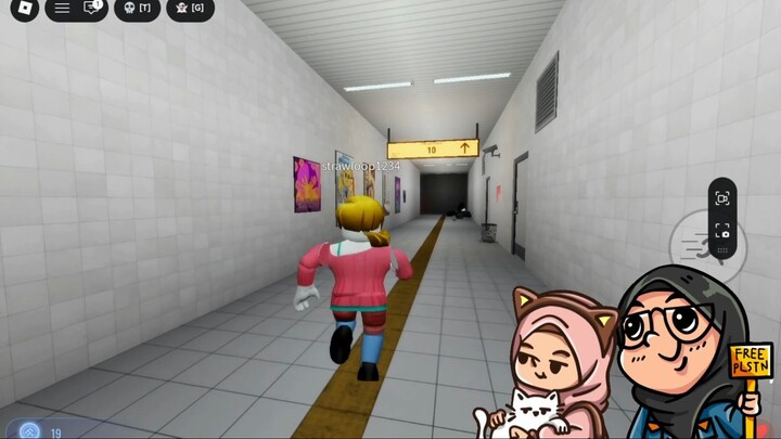 DUO GAMER AMATIR MERUSUH DI ROBLOX - CORRIDOR