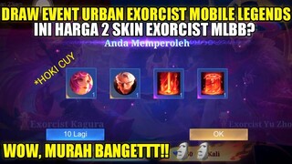 DRAW EVENT URBAN EXORCIST MOBILE LEGENDS!! HARGA SKIN EXORCIST YU ZHONG DAN SKIN EXORCIST KAGURA