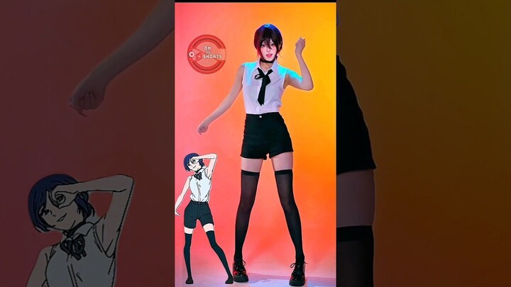 Reze So Cute Dance IRIS OUT  Chainsaw Man Cosplay #shorts