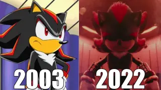 Evolution of Shadow the Hedgehog in Cartoons & Movies [2003-2022]