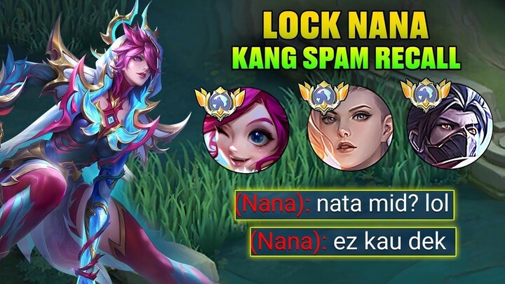 PUAS BANGET LOCK NANA TENGIL KANG RECALL² + EMOT TANPA AMPUN - MOBILE LEGENDS