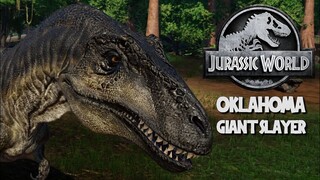 2 Oklahoma Giant Slayer Acrocanthosaurus & 2 African Tyrant Carcharodontosaurus Breakout & Fight 4K