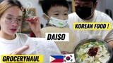 HAUL TAYU NG GROCERY & DAISO! SUNDAY VLOG! KOREAN FOOD SUJEBI (수제비)
