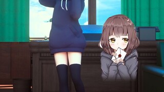 【七濑胡桃/MMD】可爱的表情包老婆小胡桃，抱走了~awsl