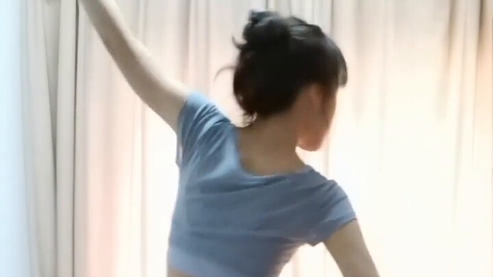 Really no stretching! No beauty filter! Shameful dormitory Chinese style jazz fan dance! [Hong Zhaoy